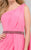 40932 Ruched One Shoulder Chiffon Dress