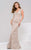 41712 Lace V-neck Sheath Dress