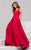 47221 V-Neck A-Line Dress
