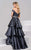 47450 Off-Shoulder Tiered A-line Dress
