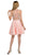 Poly USA - 8038 Beaded Illusion Halter A-Line Cocktail Dress