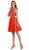Poly USA - 8038 Beaded Illusion Halter A-Line Cocktail Dress