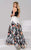 47693 Halter Neck Two-Piece Evening Gown