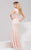 47765 Deep V-Neck Sheath Dress