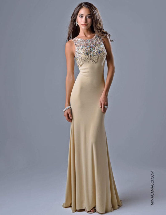 Nina Canacci - 8038 Dress in Champagne