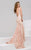 48742 V-Neck Lace Sheath Dress