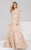 48943 Gilded Lace Evening Gown