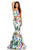 Johnathan Kayne - 8040 Two Piece Floral Multicolored Brocade Gown In Multi-Color