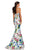 Johnathan Kayne - 8040 Two Piece Floral Multicolored Brocade Gown In Multi-Color
