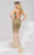 48955 Sheer Embellished Evening Dress