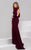 50079 Beaded V-neck Sheath Dress