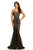 Johnathan Kayne - 8042 Strapless Sweetheart Mermaid Dress In Black and Neutral