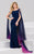 50712 Ombre-Toned Sheer Evening Gown
