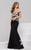 51534 Off-Shoulder Embellished Evening Gown