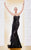 MNM Couture - 8045AW Strapless Floral Embellished Evening Gown  In Black