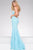 Fitted Beaded Jersey Prom Dress JVN27108