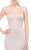 Marsoni by Colors - M151 Strapless Crystal Embellished Mermaid Gown in Silver