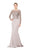 Marsoni by Colors - M151 Strapless Crystal Embellished Mermaid Gown in Silver