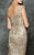 Marsoni by Colors - M170 Lace Bateau Mermaid Dress in Gold