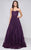 Marsoni by Colors - M180 Lace Modified Sweetheart Ballgown in Purple