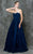 Marsoni by Colors Lace Modified Sweetheart Ballgown M180 In Navy