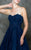 Marsoni by Colors Lace Modified Sweetheart Ballgown M180 In Navy