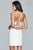 Lace Up Back Cocktail Dress 8054