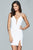 Lace Up Back Cocktail Dress 8054