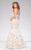 49125 Beaded Sweetheart Feathered Mermaid Gown