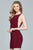 Bateau Neck Sheath Dress 8055