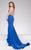 49250 Plunging Halter Neck Sheath Dress