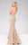 49427 Modified Halter Neck Fitted Gown
