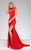 46918 High Neck Mermaid Gown with Slit
