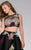 46931 Two Piece Multi-Color Floral Ballgown