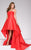 47444 Sleek High Low A-line Dress