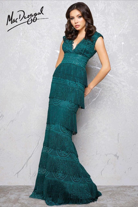 Mac Duggal - Couture Dresses Style 80645D in Green