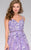 47763 Floral Sweetheart A-line Dress