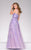 47763 Floral Sweetheart A-line Dress