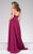 47868 V-neck Scuba A-line Dress