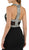 Poly USA - 8066 Rhinestone Embellished Halter Trumpet Dress