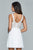 Faviana - 8070 Beaded Lace Cocktail Dress in White