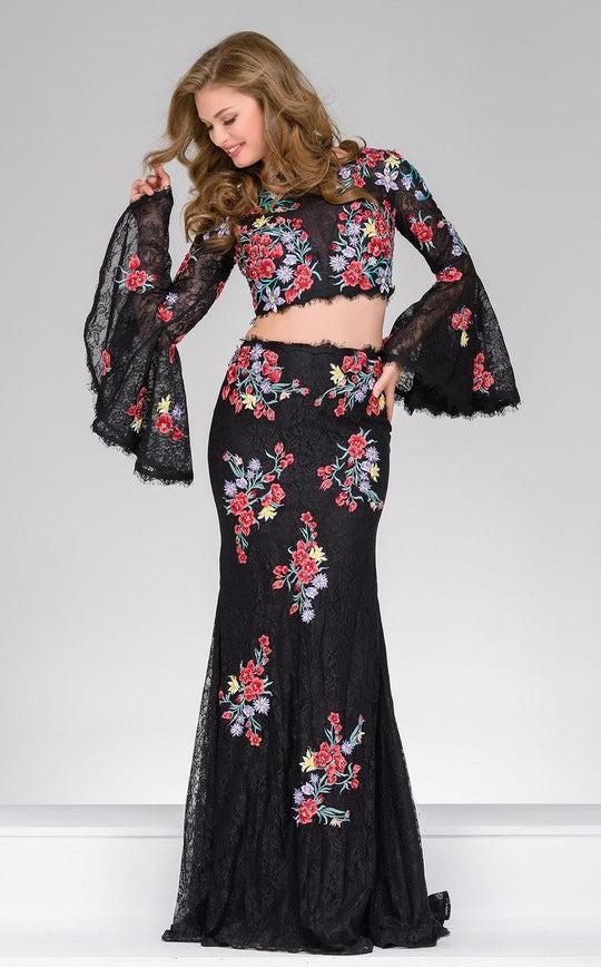 48903 Two Piece Multi-Color Sheath Dress