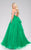 48942A Jeweled Halter Tulle Ballgown