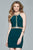Halter Neck Sheath Dress 8073