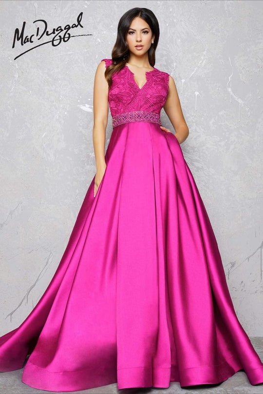 Mac Duggal - Couture Dresses Style 80738D in Pink