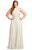 Johnathan Kayne - 8073K Halter Lace Chiffon Dress In White and Neutral