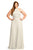 Johnathan Kayne - 8073 Lace Halter A-line Dress in White and Neutral