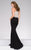 42457A Sleeveless Halter Lace Evening Dress