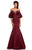 Johnathan Kayne - 8075 Beaded Off Shoulder Mermaid Dress In Red