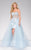 42937A Corset Style Sweetheart High Low Prom Dress